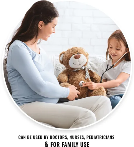 Vista 7 de ASA TECHMED Paquete de inicio para enfermeras y EMT Estetoscopio, monitor de presión arterial y tijeras de trauma de 19.1 cm EMT Regalo ideal