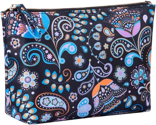 Vista 9 de Kamo Bolsas de maquillaje - Bolsa de cosméticos para mujer, bolsa con cremallera, organizador de cosméticos de viaje, bolsas de viaje para artículos