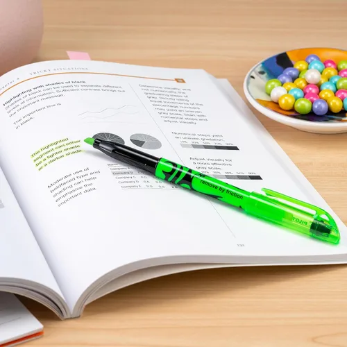 Vista 5 de Pilot FriXion Light 46522 paquete de 2 rotuladores fluorescentes borrables color rosa con punta chisel, Verde