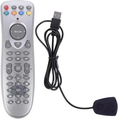 Vista 7 de Control remoto, USB portátil ratón teclado PC portátil control remoto con receptor infrarrojo