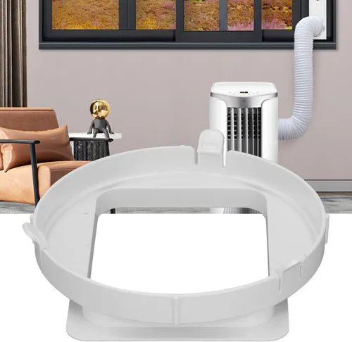 Vista 2 de Estink Interfaz de conducto de escape de aire acondicionado, adaptador de conector de manguera de escape de aire acondicionado, acoplador, interfaz