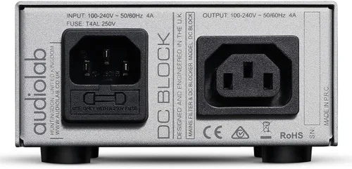 Vista 3 de Audiolab Filtro de red de grado de audio DC Block y bloqueador de corriente continua (plata), DCBLOCKS