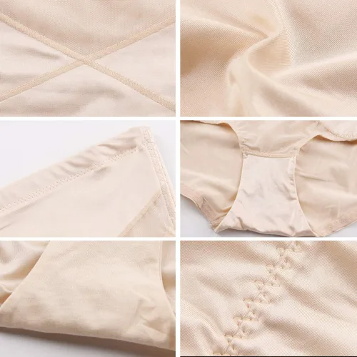 Vista 8 de COHTB Bragas moldeadoras para mujer con control de abdomen cintura alta moldeadoras ropa interior para levantamiento de glúteos calzoncillos