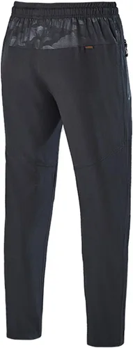 Vista 4 de Gopune Pantalones deportivos ligeros para hombre para senderismo, correr, secado rápido, pantalones deportivos casuales con bolsillos con cremallera