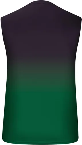 Vista 4 de Camisas hawaianas para hombre, ajuste clásico, cuello redondo, sin mangas, color degradado, camiseta sin mangas para verano, camiseta muscular casual