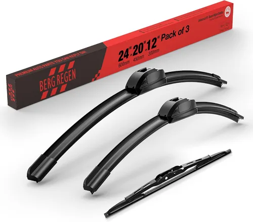 Vista 88 de BERG REGEN Escobillas limpiaparabrisas de 15"+15" con escobilla trasera de 13" - Juego de repuesto automotriz para Jeep Wrangler JK 2008 2009 2010