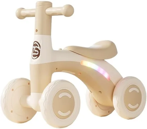 Vista 10 de Balance Bike with 4 Wheels Scratch-Resistant Indoor Outdoor Wiggle car Grey