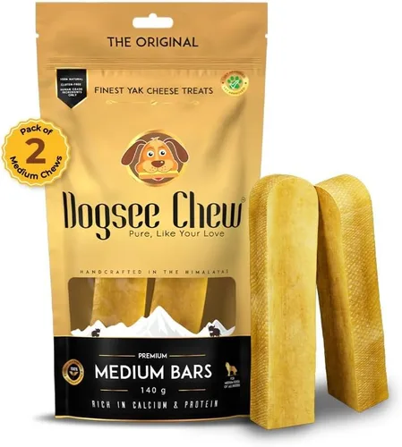 Vista 11 de Dogsee Himalayan Yak Chews (XL - 6 masticables) Masticables de yak para perros grandes Golosinas para perros Ayuda al dolor