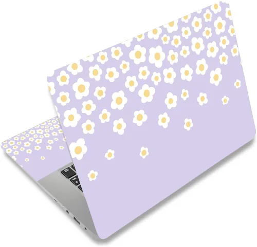 Vista 29 de Adhesivo para laptop de 12.1-15.6 pulgadas, calcomanía reutilizable universal de vinilo para laptop, protector de arte impermeable en color panal