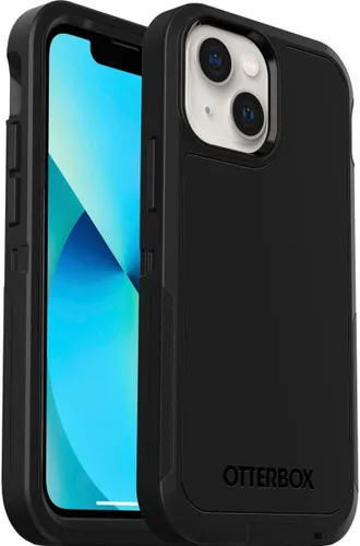 Vista 2 de OtterBox Defender Series XT - Funda con compatibilidad MagSafe para Apple iPhone 13 Mini, embalaje no minorista (negro)