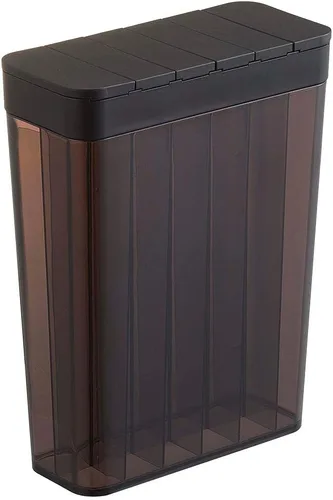 Vista 9 de Yamazaki Home Tower Grain Container almacenamiento y organización de alimentos, tamaño único, blanco