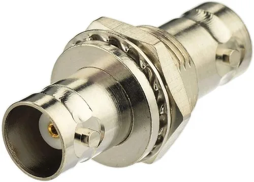 Vista 6 de Bingfu Adaptador de conector coaxial BNC hembra a BNC hembra de 50 ohmios, paquete de 2 unidades para sistema de micrófono inalámbrico, receptor CB