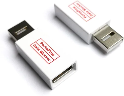 Vista 4 de PortaPow Bloqueador de datos USB - Protege contra el juice jacking (negro, 1)