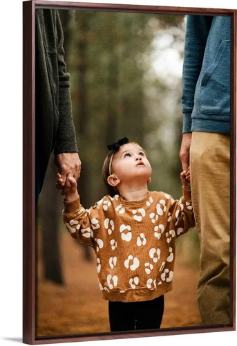Vista 25 de Impresiones en lienzo personalizadas con tus fotos, impresiones artísticas personalizadas de fotos a lienzo para fotos de familiares, bodas Sin marco