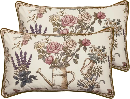 Vista 61 de patdrea Funda de almohada de terciopelo francés de diseño, 18 x 18 pulgadas Aviario