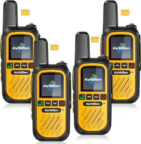 Vista 14 de Walkie Talkies de largo alcance global de alcance ilimitado 4G LTE PoC Radios bidireccionales (más de 5000 millas), resistentes e impermeables