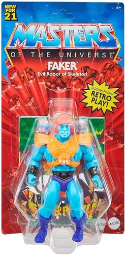 Vista 5 de Masters of the Universe Origins Faker - Figura de acción de 5.5 pulgadas, figura de batalla para contar historias, juego y exhibición, regalo