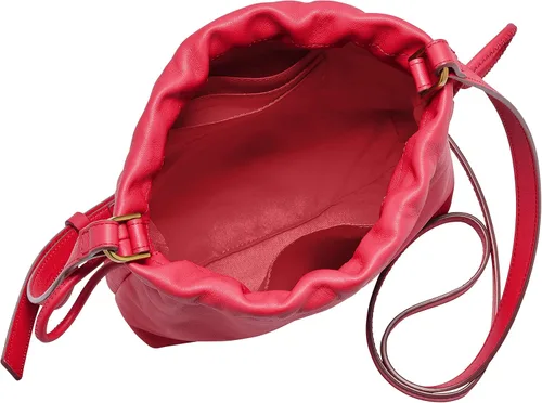 Vista 4 de Fossil Gigi - Bolso bandolera pequeño de cuero con cordón para mujer