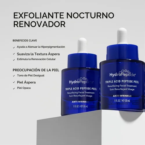 Vista 2 de HydroPeptide Peeling de péptido triple ácido, tratamiento