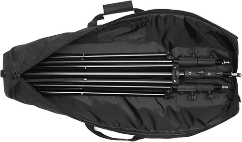 Vista 3 de AMBITFUL - Funda de transporte acolchada para trípodes ligeros Nailon impermeable, acolchado de espuma, correa ajustable, hebilla y cierre