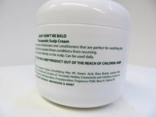 Vista 3 de Baby Don't Be Bald Crema terapéutica para el cuero cabelludo 4 oz.