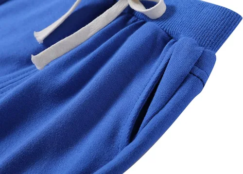Vista 3 de Paquete de 2 pantalones cortos de algodón para correr para niñas y niños, pantalones cortos de playa