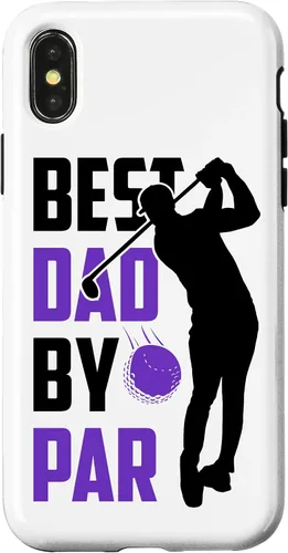 Vista 4 de iPhone 14 Best Dad By Par Golfing Father's Day Father Daddy Case