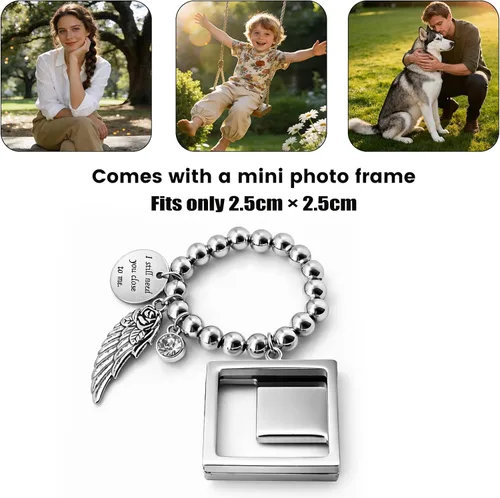 Vista 4 de Pequeñas urnas de cremación de recuerdo para cenizas humanas o mascotas con marco de fotos. Sin esperar a la personalización. Mini urna