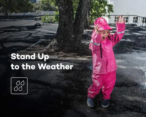 Vista 7 de Reima Lampi - Chaqueta impermeable con capucha para niños, ligera, resistente al viento, para exteriores