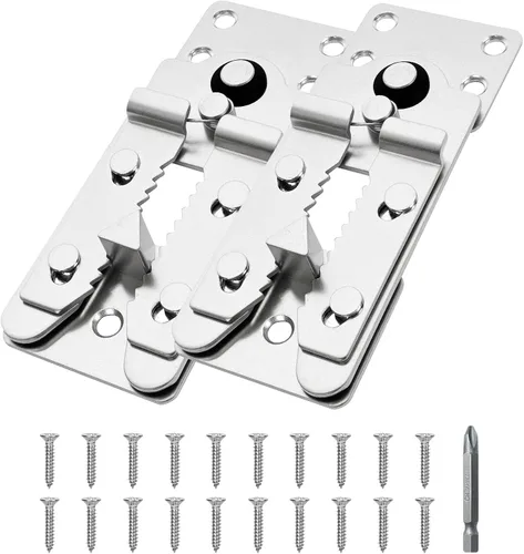 Vista 17 de 4 piezas de sofá seccional universal entrelazado, conectores de sofá seccionales, soporte de conector de sofá