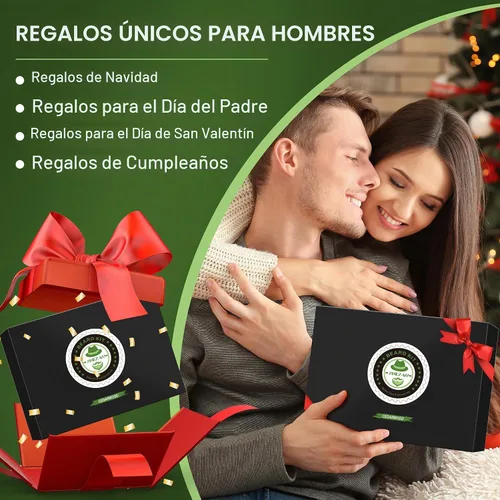 Vista 9 de XIKEZAN Kit de aseo y cuidado de barba para hombres con madera de cedro
