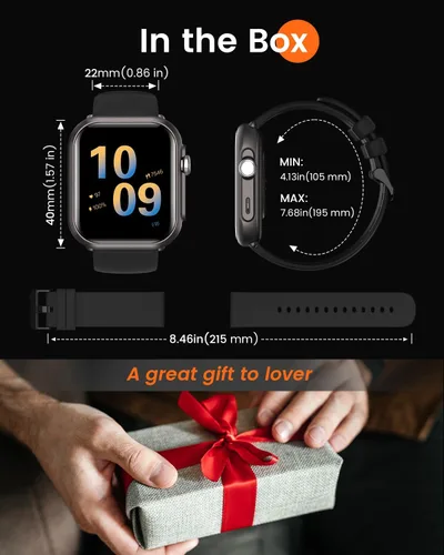 Vista 8 de Relojes inteligentes para mujer Reloj Mujer reloj inteligente con 30 días de duración de la batería SpO2 monitor de frecuencia cardíaca para dormir