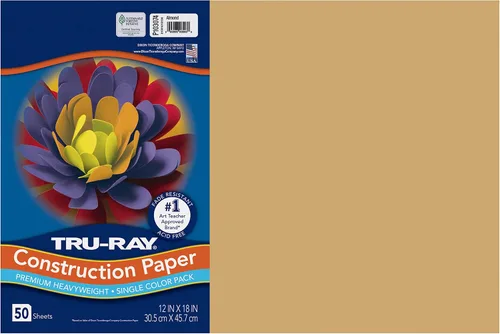 Vista 7 de Tru-Ray Papel de Construcción 9x12 Almendra