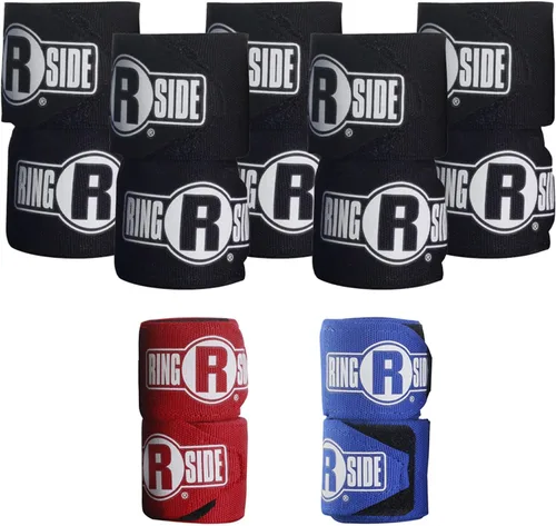 Vista 7 de Ringside Pro Mexican Handwraps (200-Inch) - Authentic Mexican-Style Boxing Hand Wraps' Azul