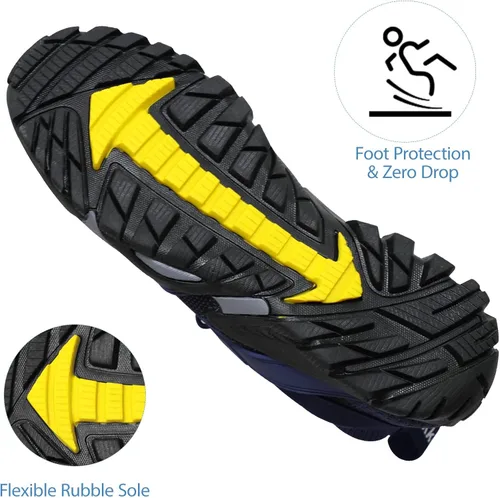 Vista 4 de Mens Womens Water Hiking Shoes Trail Running Shoes High Top Slip Resistant Swim Wading Shoes Barefoot Aqua for Beach Sailing Orthopedic Walking