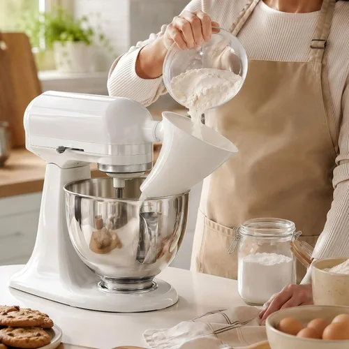 Vista 5 de Accesorio de canal de vertido compatible con batidora de pie KitchenAid