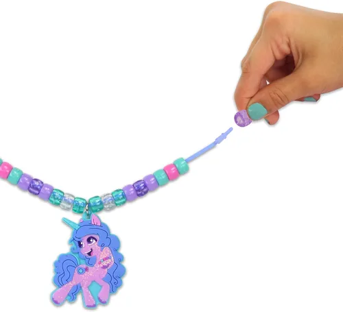 Vista 4 de Tara Toy My Little Pony: A New Generation - Actividad para hacer collares, multicolor Crea 5 collares con cuentas de colores y dijes de goma