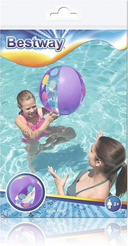 Vista 6 de Bestway 31036 - Bola de agua inflable de diseño, 20.1 in, varios modelos