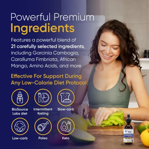 Vista 6 de BioSource Labs Complex ProMAX Premium Diet Drops (1 botella de 2 onzas)