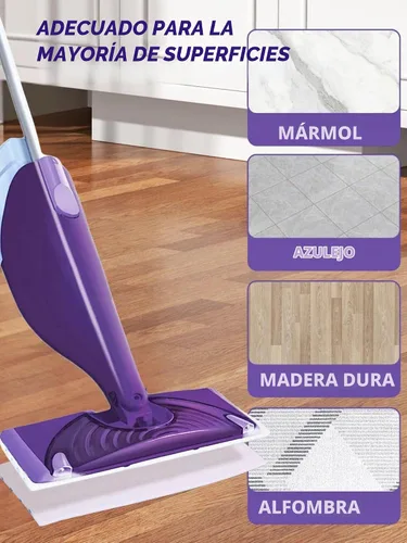 Vista 5 de 50 almohadillas de recambio para trapeador para mopa de chorro húmedo, almohadilla de trapeador semidesechable multisuperficie compatible