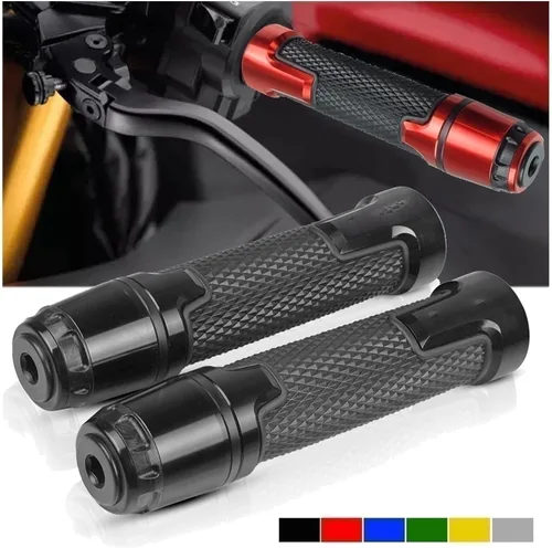 Vista 2 de Para BMW F650G motocicleta 7/8" 0.866 in Agarradera antideslizante manillar manillar manillar moto Grips End F650 GS F 650 GS 2008-2021