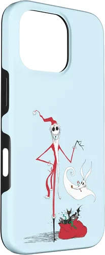 Vista 42 de Disney Nightmare Before Christmas Holiday Jack & Zero - Carcasa para iPhone 17