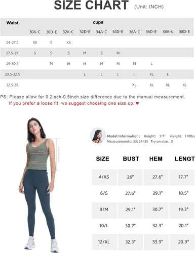 Vista 4 de POSHDIVAH Sostén deportivo para mujer, camiseta sin mangas con relleno, sensación de desnuda, entrenamiento, fitness, correr, yoga