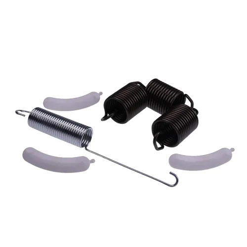 Vista 4 de IEQFUE Kit de lavadora 3 resortes de suspensión WP63907 y 1 resorte de suspensión de bañera W10250667 y 3 almohadillas de desgaste de bañera 285744