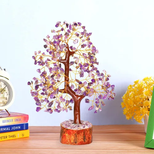 Vista 7 de JAGASY Regalos de cristal para hombres, árbol de la vida, decoración de habitación, artículos de Feng Sui, árbol de cristal para energía positiva