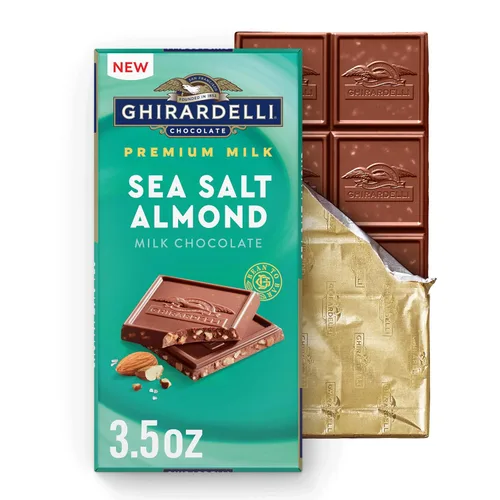 Vista 11 de GHIRARDELLI Barra cuadrada de chocolate amargo frambuesa, barra de 4.8 onzas (paquete de 10)
