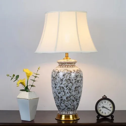 Vista 7 de Lamp for Desk Creative Hotel Table Lamp Nordic Retro Ceramic Table Lamp Living Room Study Bedroom Bedside Table Decorative Lamp Desk Lamps for Home