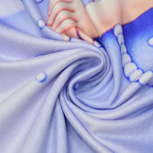 Vista 5 de AOVCLKID Disfraz de princesa para niñas, vestido casual con estampado de dibujos animados