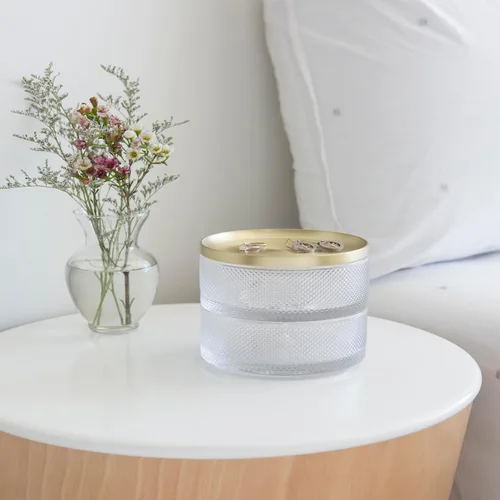 Vista 23 de Umbra Tesora - Joyero de dos niveles con tapa extraíble, organizador de joyas