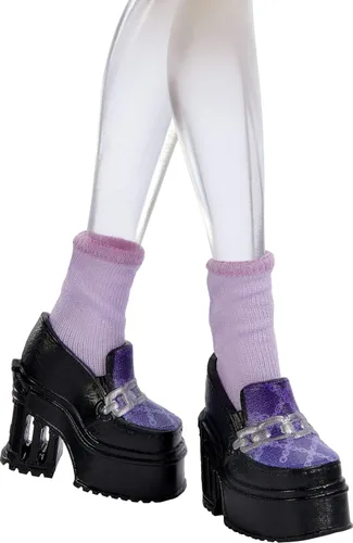 Vista 3 de Monster High Self-Scare Secrets Spectra Vondergeist - Juego de muñecas y accesorios con 13 sorpresas realistas como kit de manicura y tocadiscos